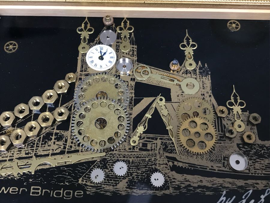 Collection Of (4) Original Watch Part Artwork By J. L. Nash (John Nash) Piccadilly Circus, Tower Bridge, Westminster Abbey And Cutty Sark [Photo 15]