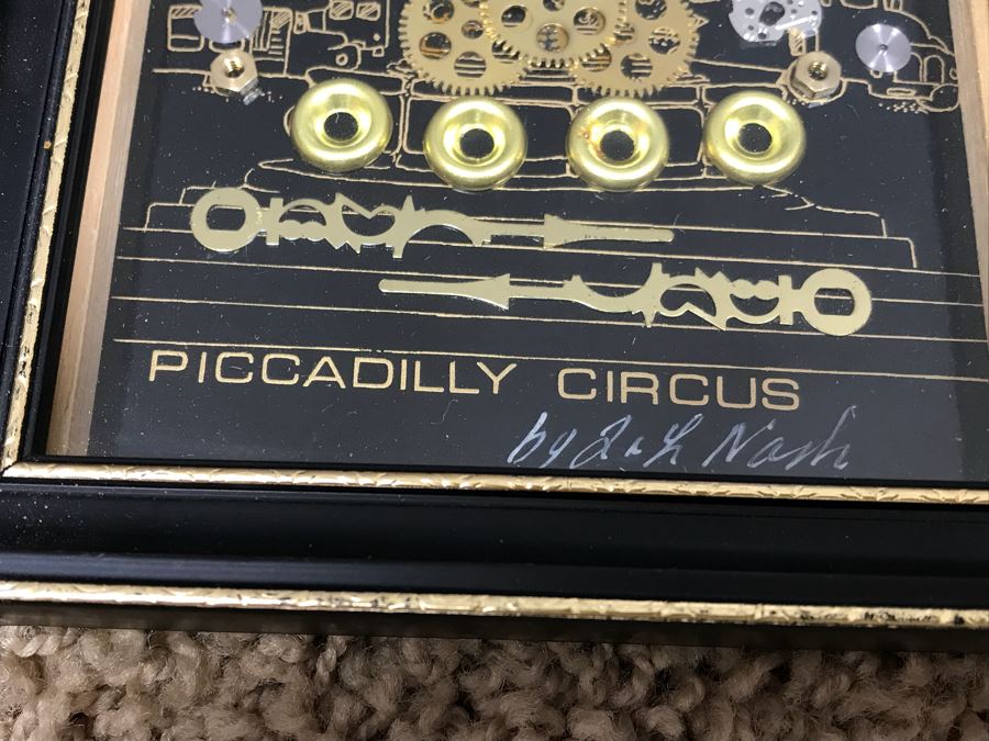 Collection Of (4) Original Watch Part Artwork By J. L. Nash (John Nash) Piccadilly Circus, Tower Bridge, Westminster Abbey And Cutty Sark [Photo 18]