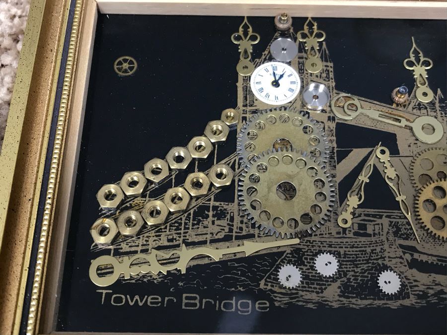 Collection Of (4) Original Watch Part Artwork By J. L. Nash (John Nash) Piccadilly Circus, Tower Bridge, Westminster Abbey And Cutty Sark [Photo 16]