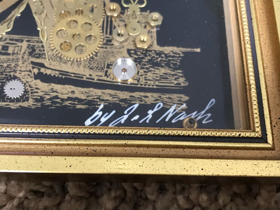 Collection Of (4) Original Watch Part Artwork By J. L. Nash (John Nash) Piccadilly Circus, Tower Bridge, Westminster Abbey And Cutty Sark [Photo 14]