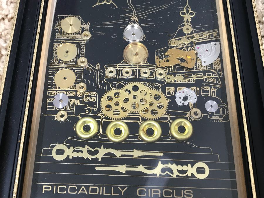 Collection Of (4) Original Watch Part Artwork By J. L. Nash (John Nash) Piccadilly Circus, Tower Bridge, Westminster Abbey And Cutty Sark [Photo 19]