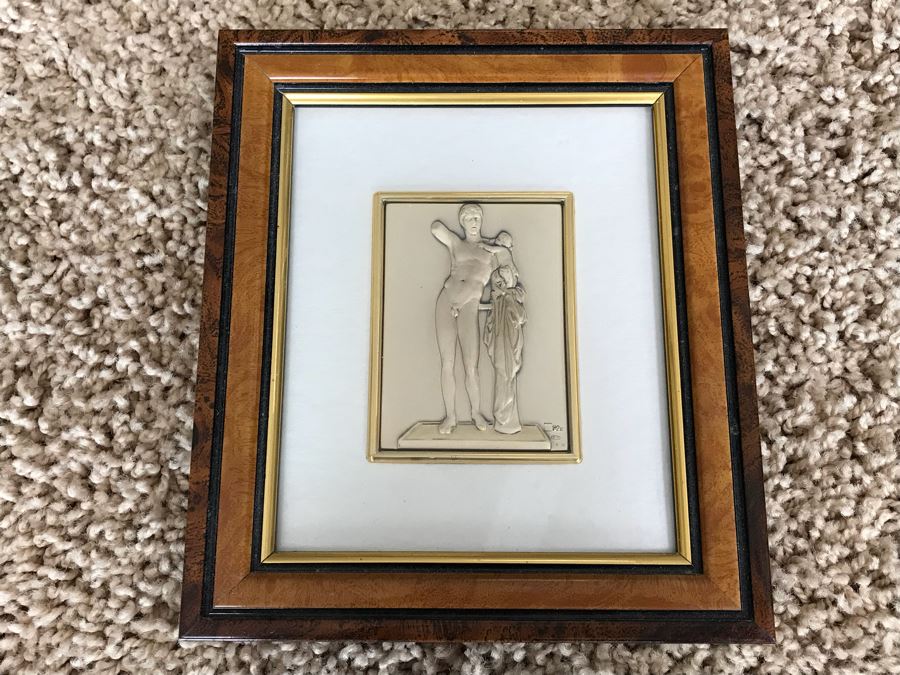 Framed Sterling Silver Embossed Picture