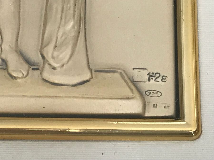 Framed Sterling Silver Embossed Picture [Photo 6]