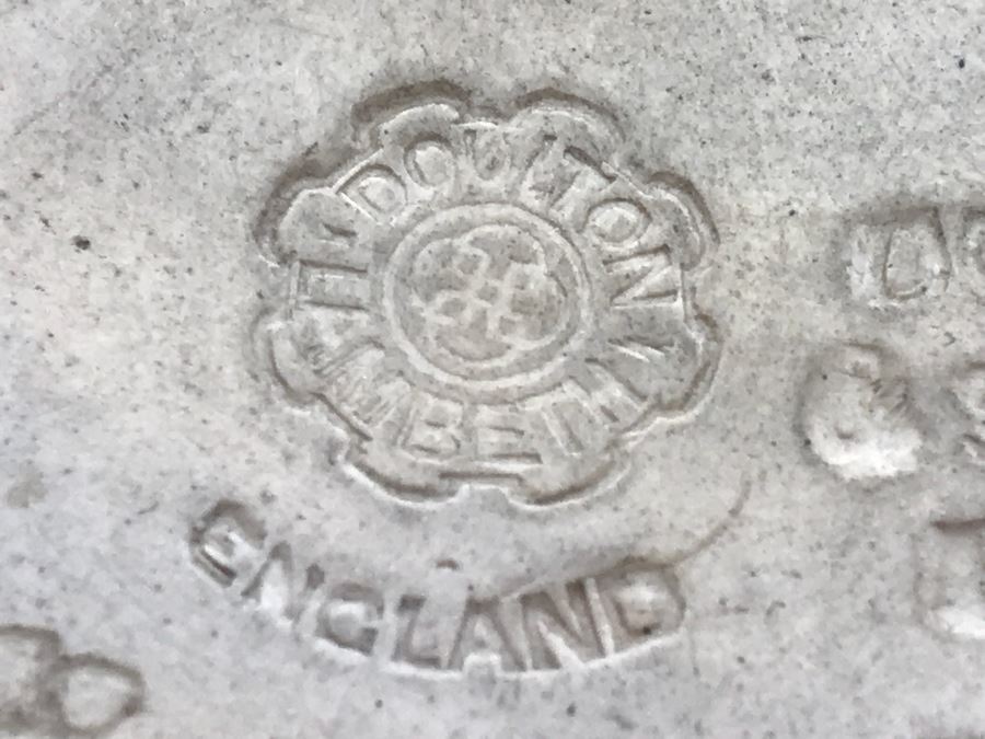 Antique Doulton Lambeth Pottery With Doulton & Slaters Patent Stoneware Jardiniere Floral Pattern 4091 8'H X 10'W [Photo 18]