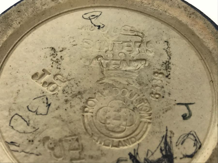 Pair Of Antique Royal Doulton England Vases Stoneware 6588 6'H [Photo 12]