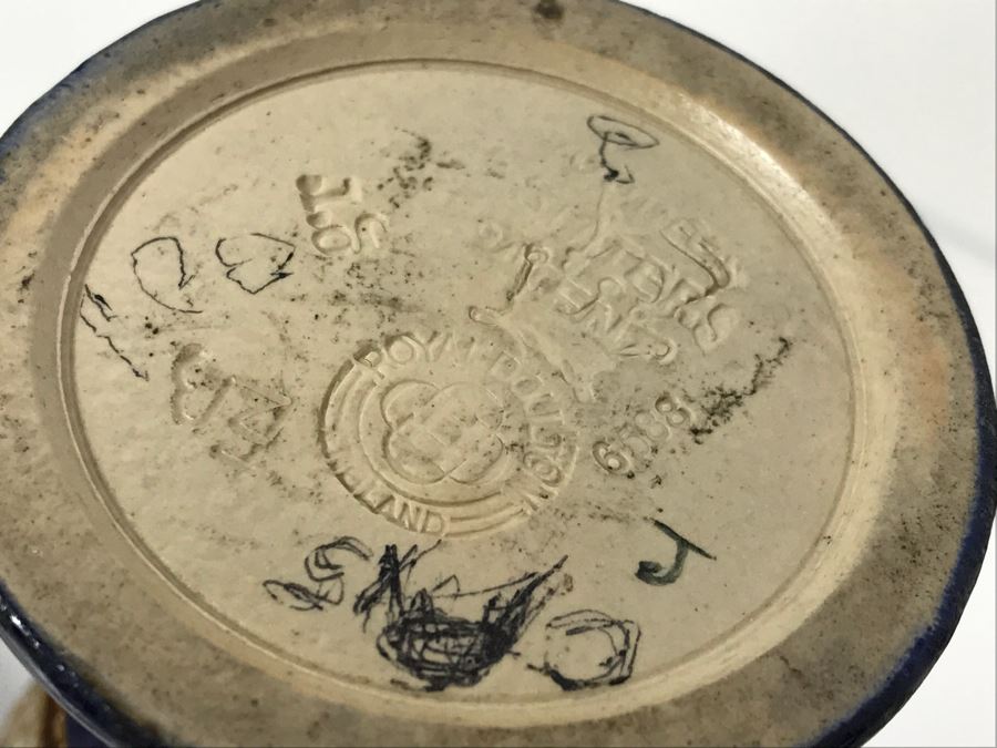 Pair Of Antique Royal Doulton England Vases Stoneware 6588 6'H [Photo 16]