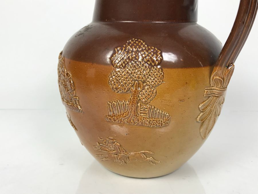 Antique Doulton Lambeth Stoneware Pitcher [Photo 12]