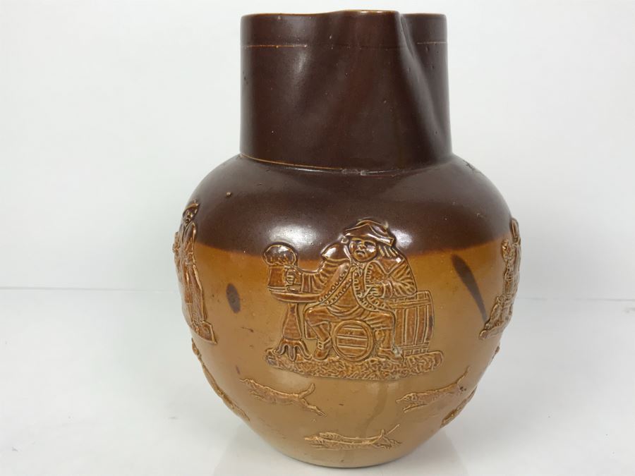 Antique Doulton Lambeth Stoneware Pitcher [Photo 6]