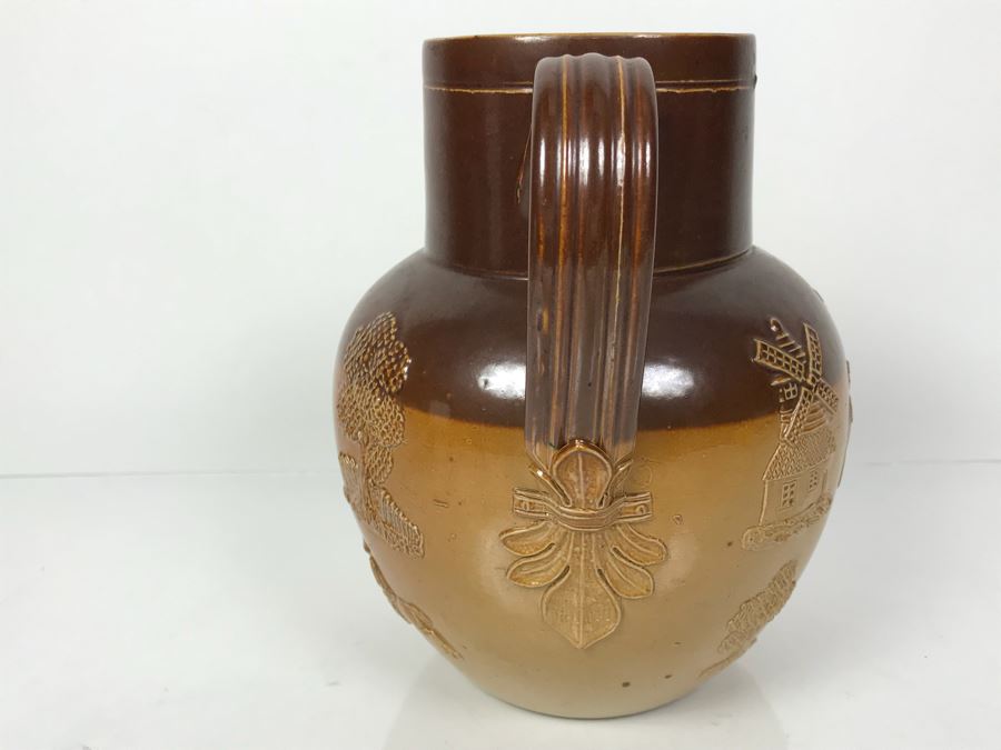 Antique Doulton Lambeth Stoneware Pitcher [Photo 16]