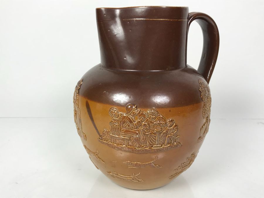 Antique Doulton Lambeth Stoneware Pitcher [Photo 9]