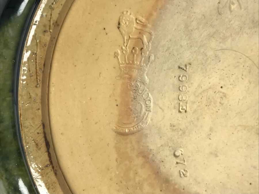 Pair Of Antique Royal Doulton England Vases Stoneware 7998E 8.5'H X 5'W [Photo 9]