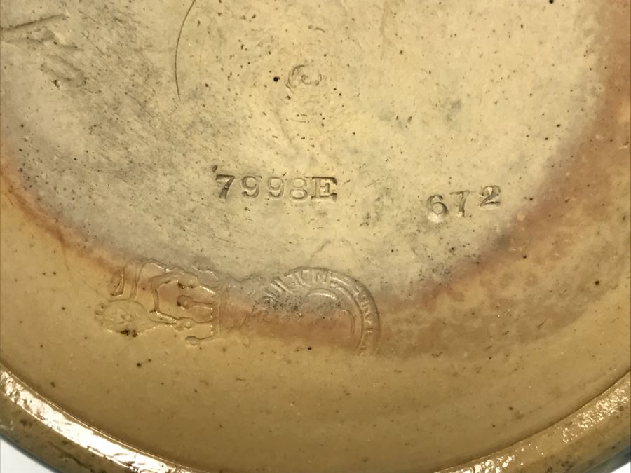 Pair Of Antique Royal Doulton England Vases Stoneware 7998E 8.5'H X 5'W [Photo 10]