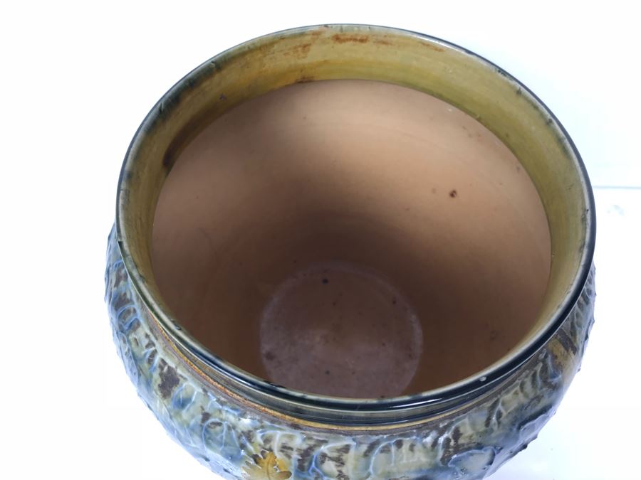 Antique Royal Doulton England Stoneware Jardiniere Pot 2092 6.25'H X 8'W [Photo 14]