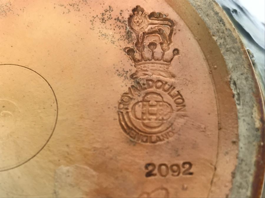 Antique Royal Doulton England Stoneware Jardiniere Pot 2092 6.25'H X 8'W [Photo 21]