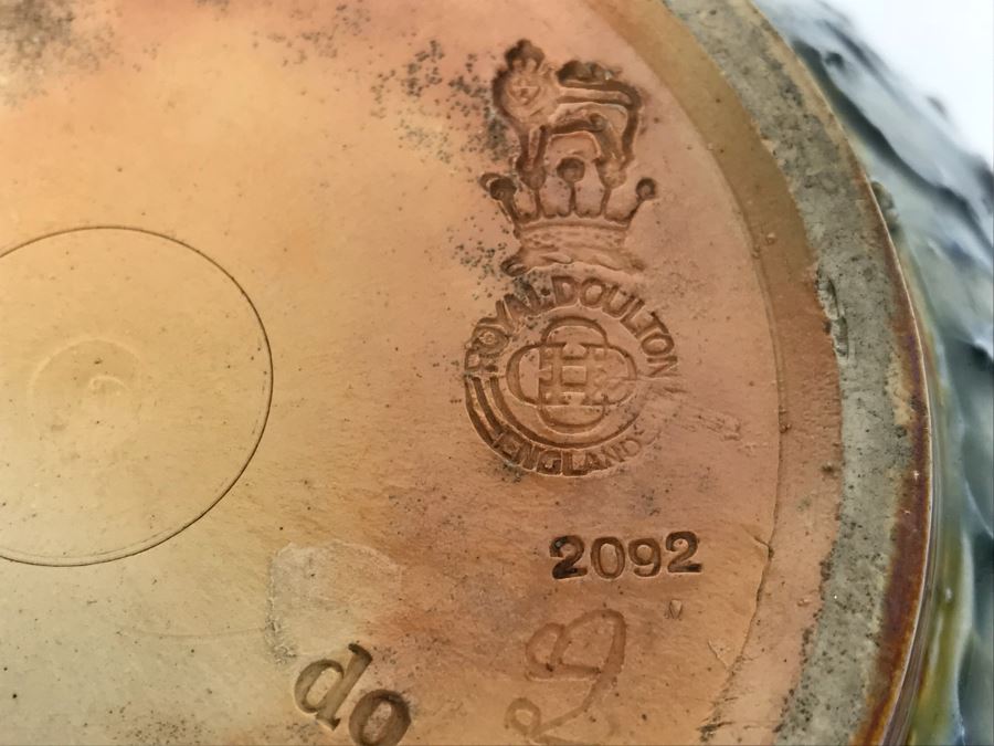 Antique Royal Doulton England Stoneware Jardiniere Pot 2092 6.25'H X 8'W [Photo 20]