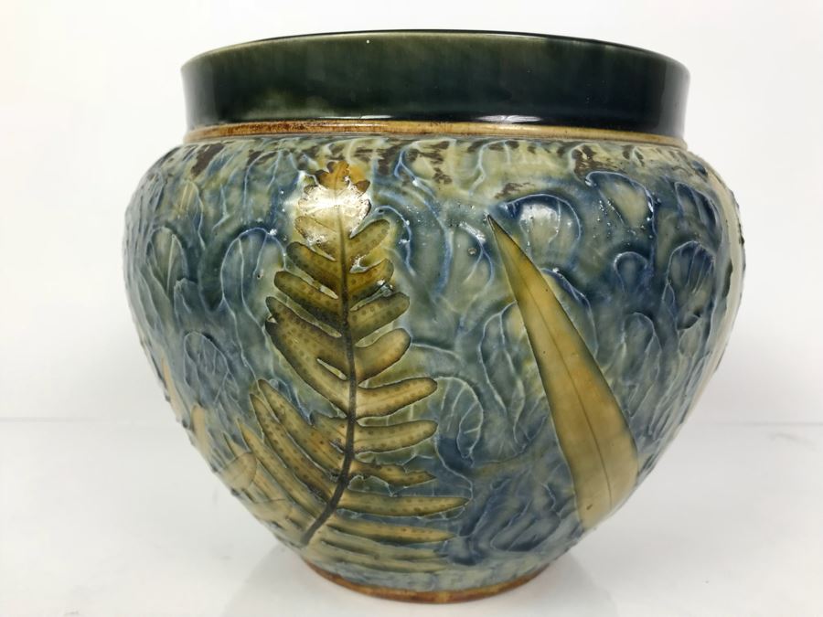 Antique Royal Doulton England Stoneware Jardiniere Pot 2092 6.25'H X 8'W [Photo 13]