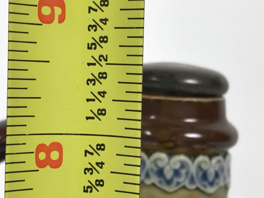 Antique Doulton Lambeth England Whiskey Jug With Stopper 9051 8.5'H [Photo 20]