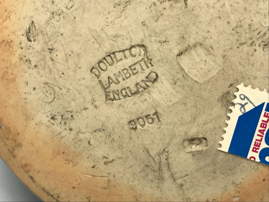 Antique Doulton Lambeth England Whiskey Jug With Stopper 9051 8.5'H [Photo 18]