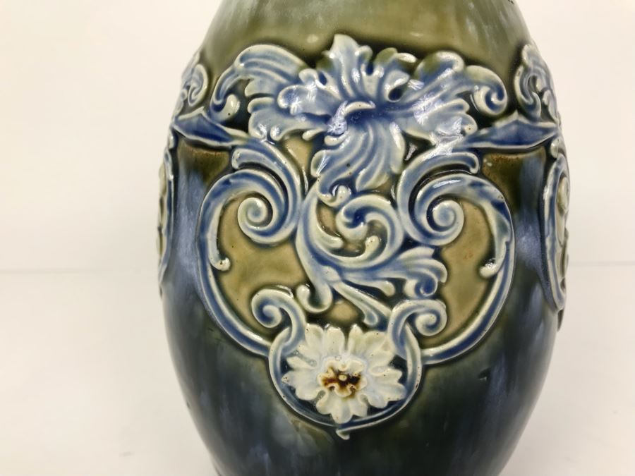 Antique Doulton Lambeth England Whiskey Jug With Stopper 9051 8.5'H [Photo 5]