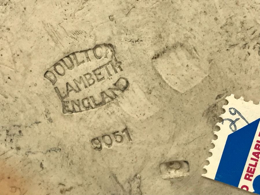 Antique Doulton Lambeth England Whiskey Jug With Stopper 9051 8.5'H [Photo 19]