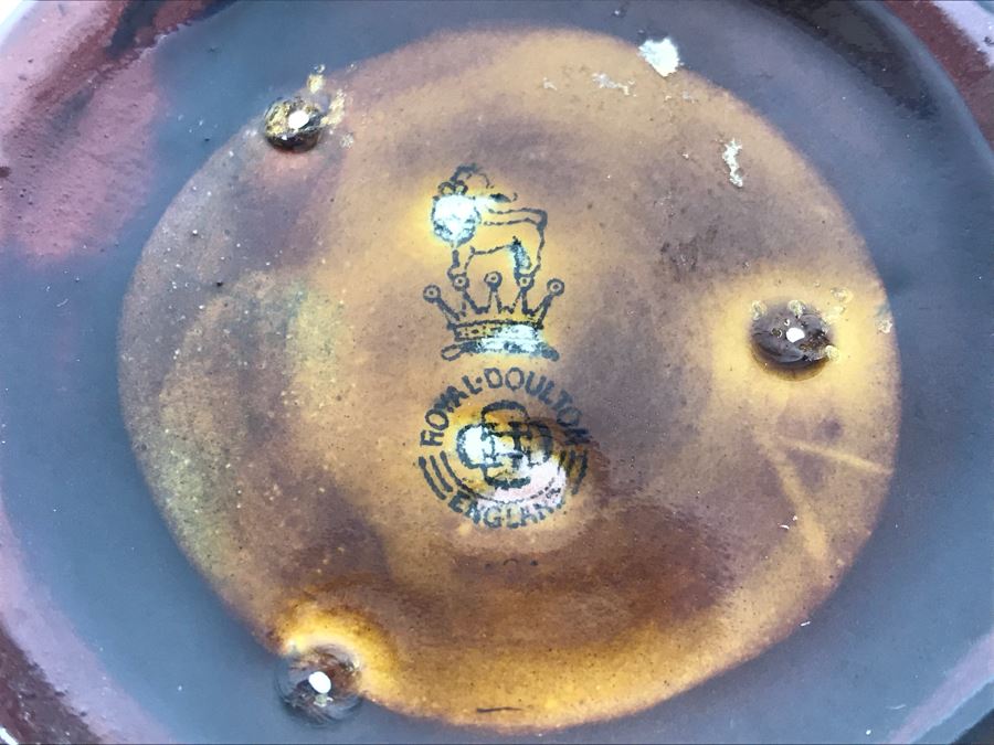 Antique Royal Doulton England Jug Witch Playing Flute Kingsware Pied Piper Flask [Photo 21]