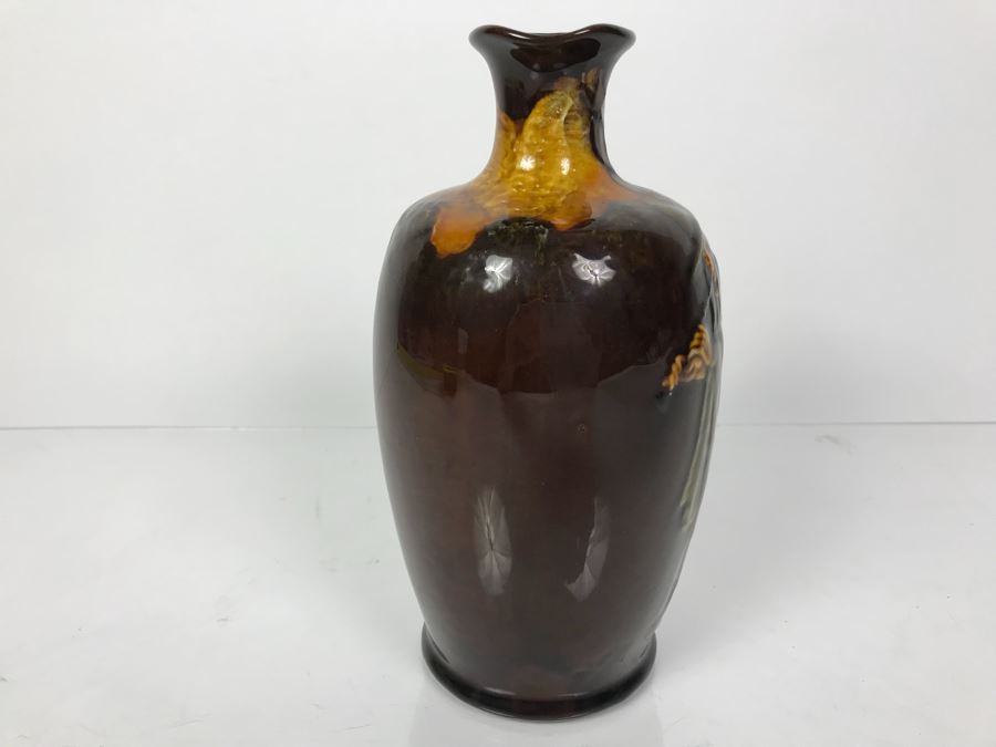 Antique Royal Doulton England Jug Witch Playing Flute Kingsware Pied Piper Flask [Photo 14]