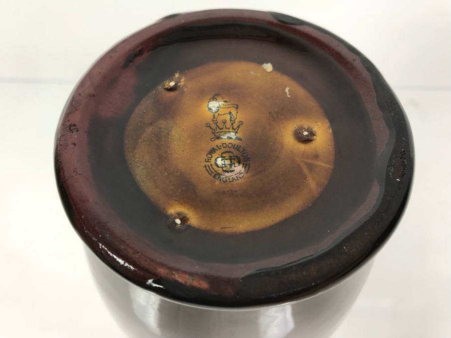 Antique Royal Doulton England Jug Witch Playing Flute Kingsware Pied Piper Flask [Photo 20]