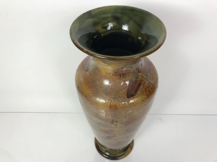 Tall 16'H Antique Royal Doulton England Vase Stoneware 5745 [Photo 5]