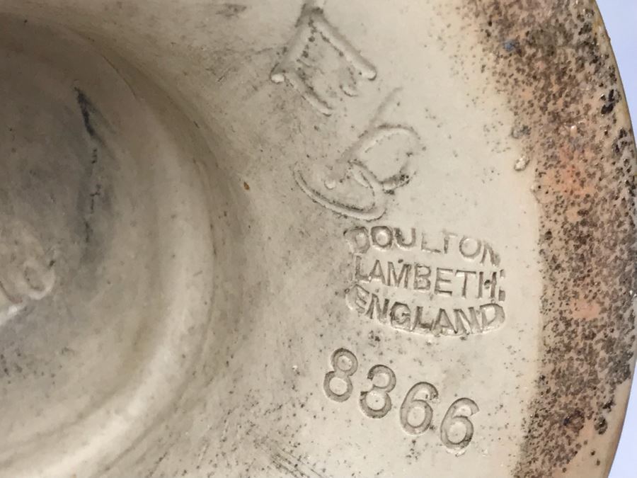 Pair Of Antique Vases One Is Doulton Lambeth England And One Is Royal Doulton England 8866 12'H [Photo 18]