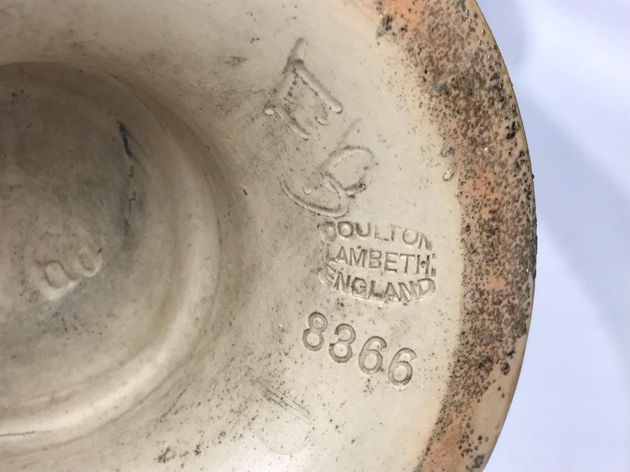 Pair Of Antique Vases One Is Doulton Lambeth England And One Is Royal Doulton England 8866 12'H [Photo 17]