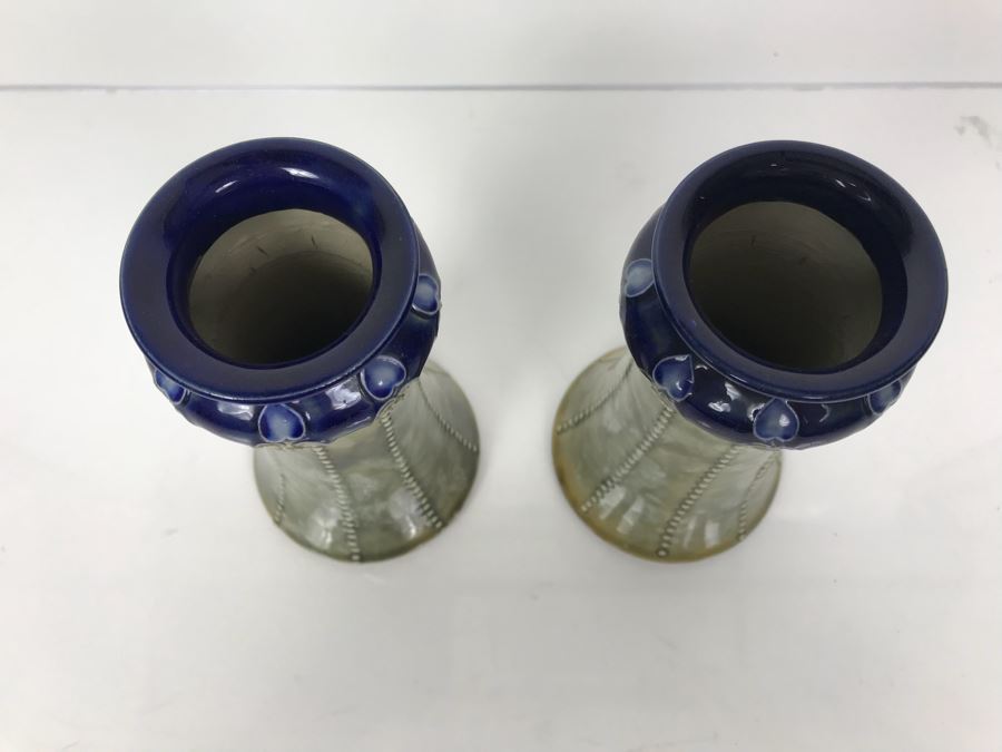 Pair Of Royal Doulton England Vases 6228 5.5'H [Photo 5]