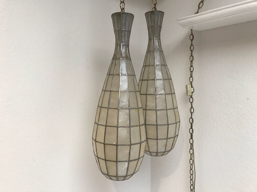 Capiz Shell Pendant Lights [Photo 8]