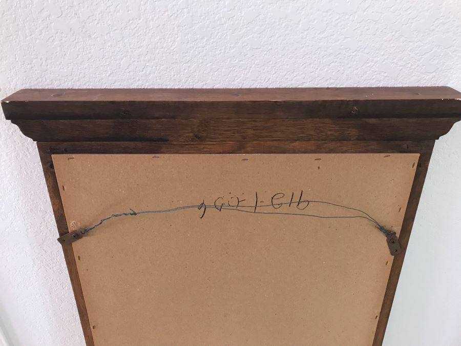 Vintage Wooden Wall Mirror [Photo 8]