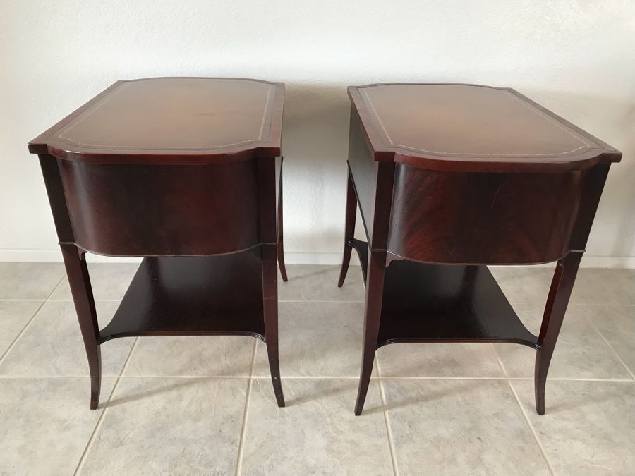 end tables for leather sofa