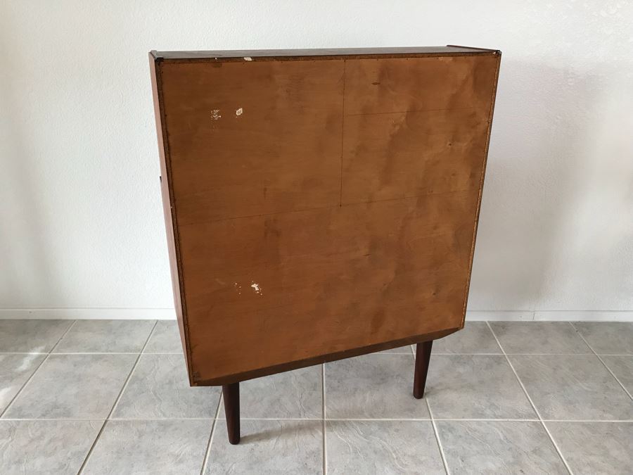 Mid-Century Modern Secretary Desk Chest Of Drawers With Mirror By Venesta Made In Finland [Photo 26]