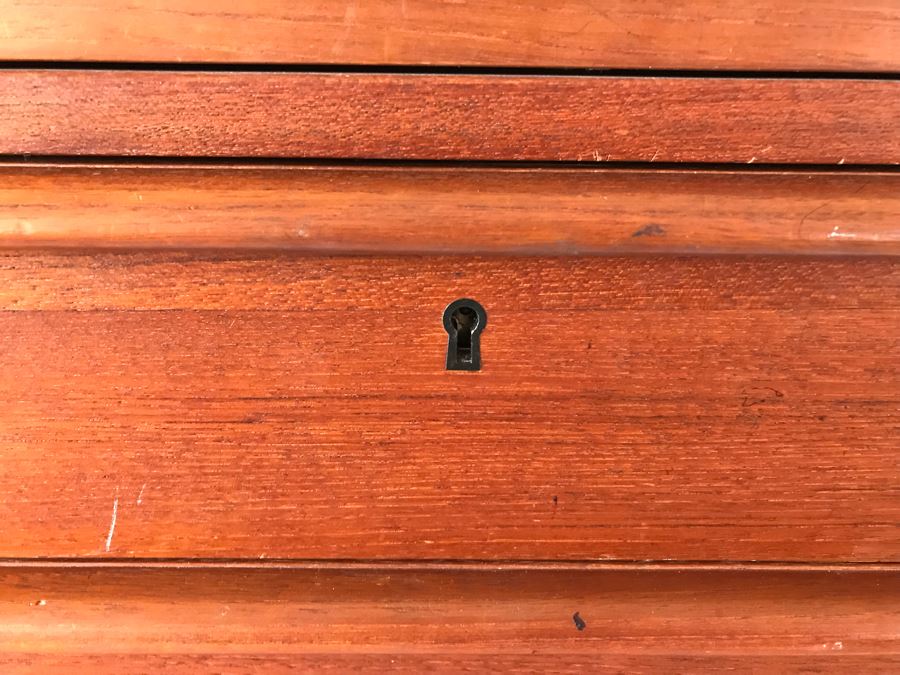 Mid-Century Modern Secretary Desk Chest Of Drawers With Mirror By Venesta Made In Finland [Photo 12]