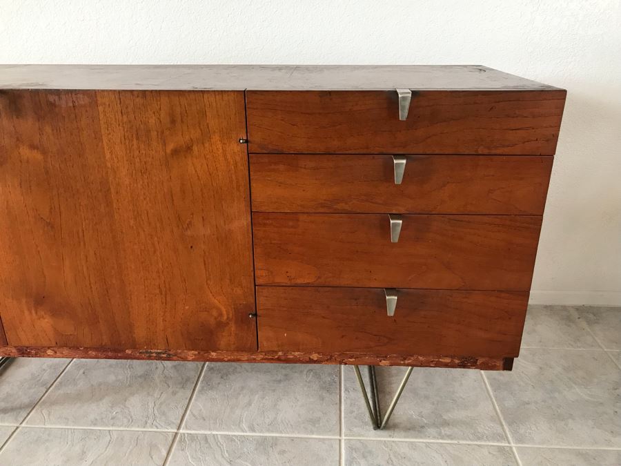 Mid-Century Modern Credenza Cabinet With Metal Legs By STAG Furniture  [Photo 8]