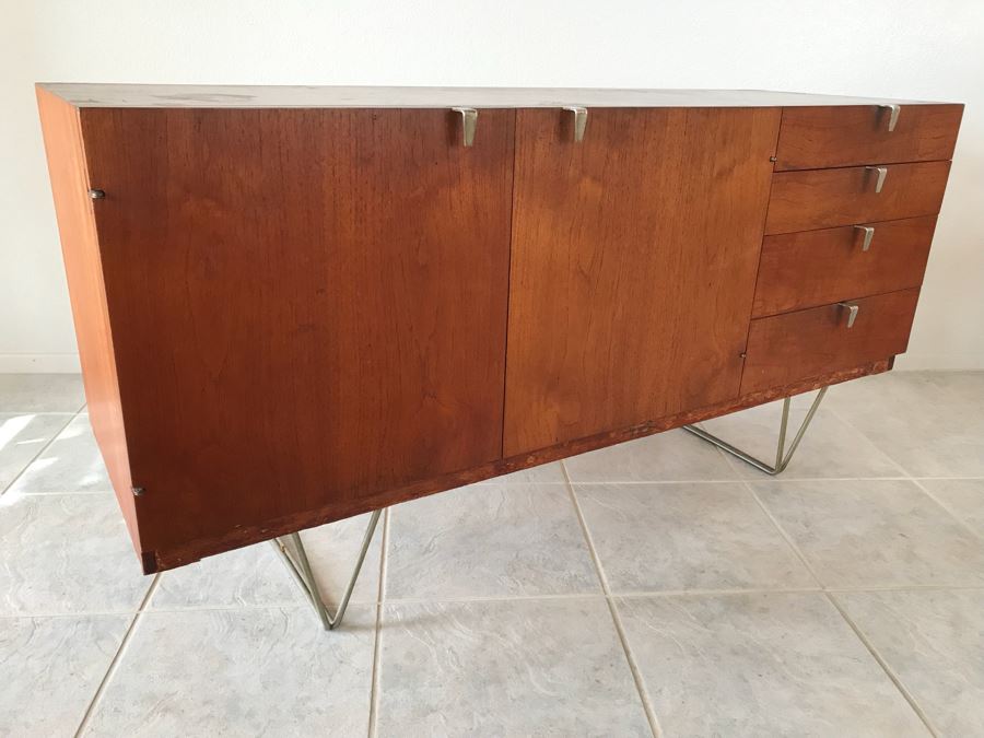 Mid-Century Modern Credenza Cabinet With Metal Legs By STAG Furniture  [Photo 20]