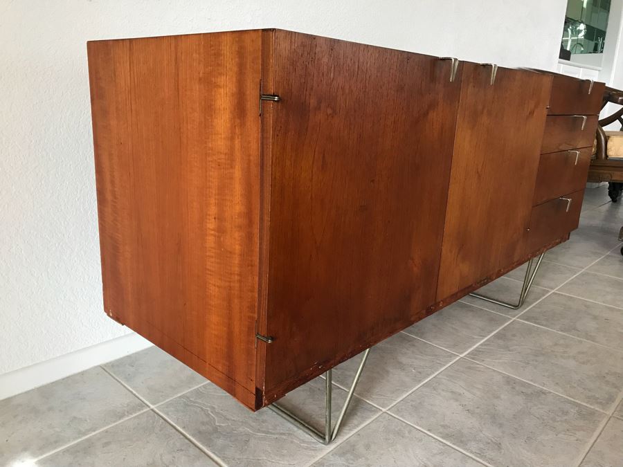 Mid-Century Modern Credenza Cabinet With Metal Legs By STAG Furniture  [Photo 10]