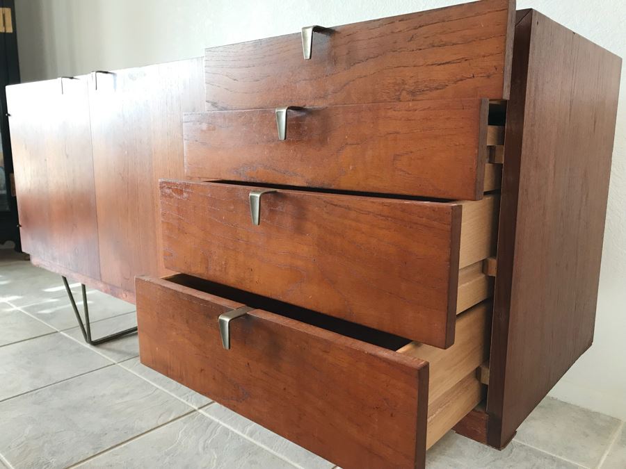 Mid-Century Modern Credenza Cabinet With Metal Legs By STAG Furniture  [Photo 19]