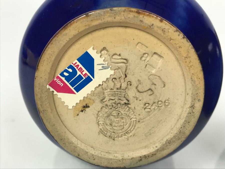 Pair Of Antique Royal Doulton England Vases 2689 3.5'H [Photo 8]