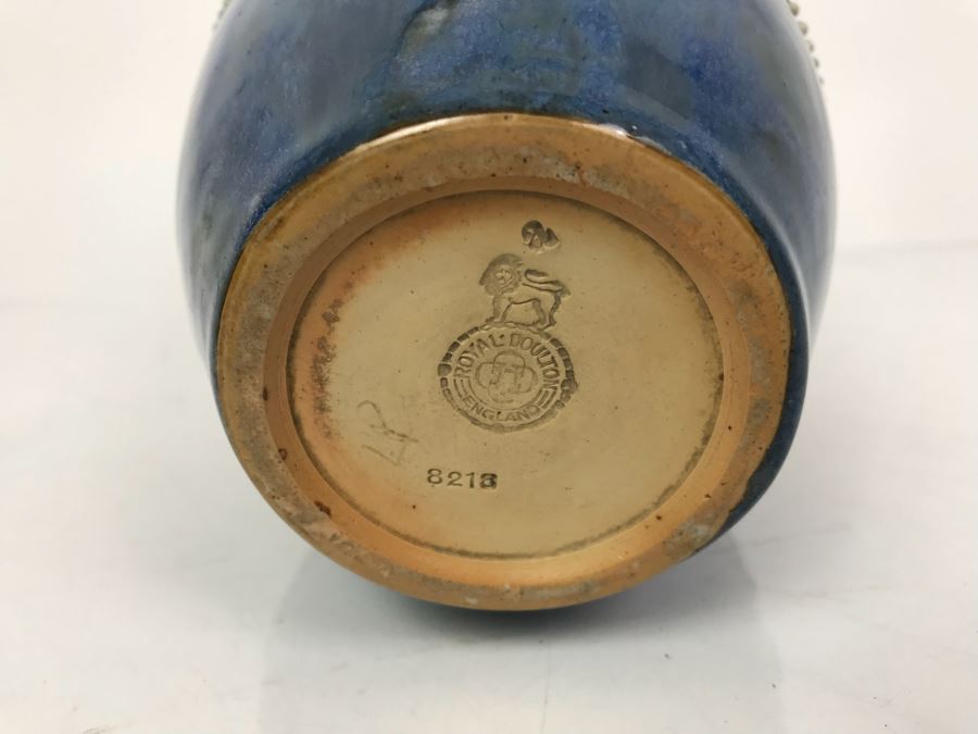 Antique Royal Doulton England Vase Stoneware 8218 7'H [Photo 9]