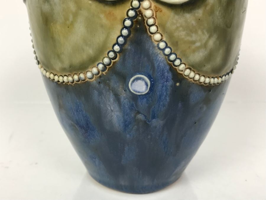 Antique Royal Doulton England Vase Stoneware 8218 7'H [Photo 6]