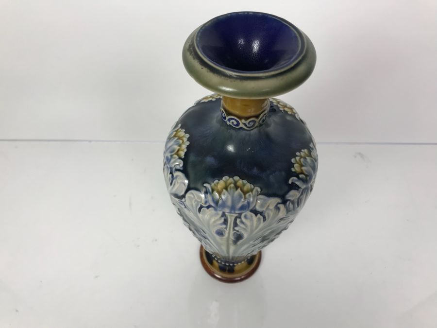 Antique Doulton Lambeth England Vase Stoneware 10'H [Photo 8]