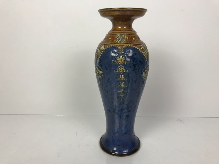 Antique Royal Doulton England Vase Stoneware 7574 11'H [Photo 10]