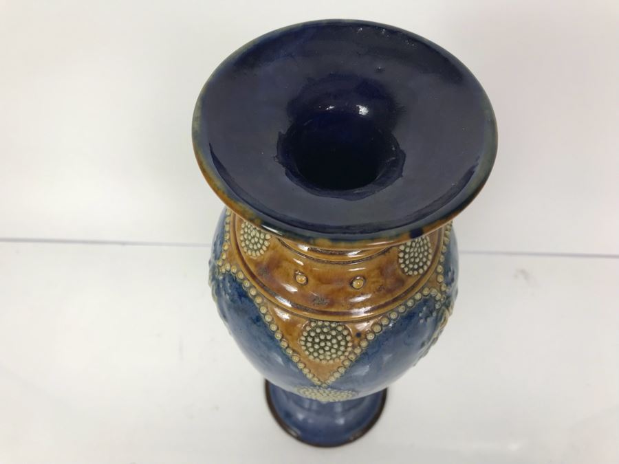 Antique Royal Doulton England Vase Stoneware 7574 11'H [Photo 8]