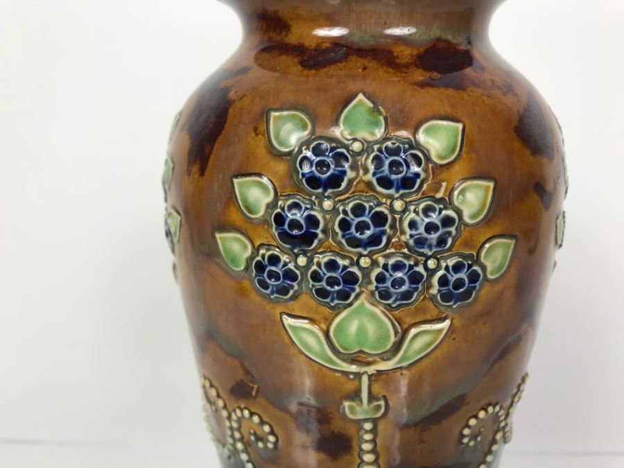 Antique Royal Doulton England Vase Stoneware 5828 10'H [Photo 4]