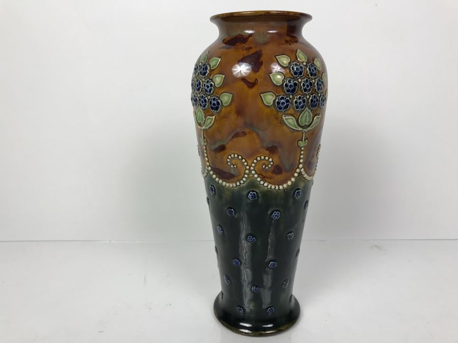 Antique Royal Doulton England Vase Stoneware 5828 10'H [Photo 7]