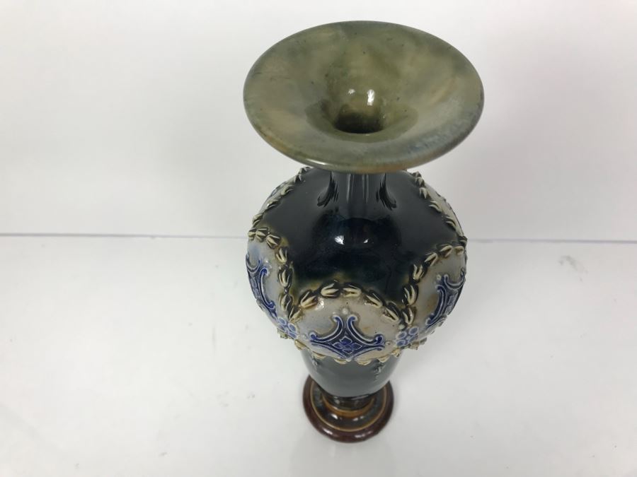 Antique Royal Doulton England Vase Stoneware 6594 10'H [Photo 4]