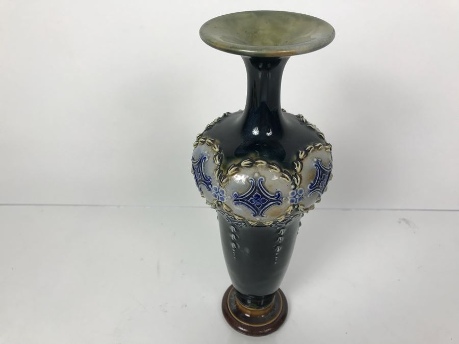 Antique Royal Doulton England Vase Stoneware 6594 10'H [Photo 3]